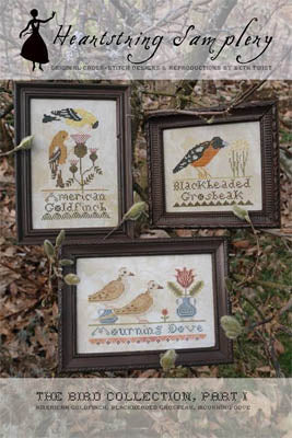 The Bird Collection, Part I Cross Stitch Pattern by Heartstring Samplery - Premium Pattern, Cross Stitch from Heartstring Samplery - Just $12! Shop now at Crossed Hearts Needlework & Design