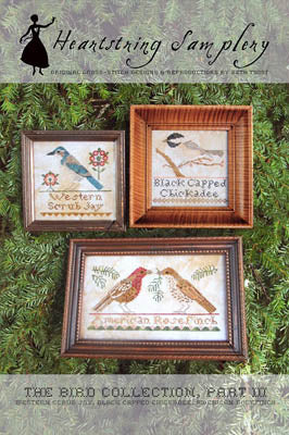 The Bird Collection, Part III Cross Stitch Pattern by Heartstring Samplery - Premium Pattern, Cross Stitch from Heartstring Samplery - Just $12! Shop now at Crossed Hearts Needlework & Design