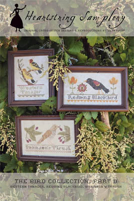 The Bird Collection, Part II Cross Stitch Pattern by Heartstring Samplery - Premium Pattern, Cross Stitch from Heartstring Samplery - Just $12! Shop now at Crossed Hearts Needlework & Design