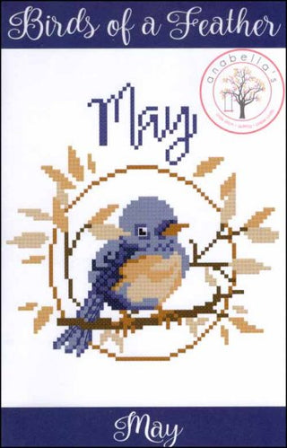 Birds of a Feather: May Cross Stitch Pattern by Anabella's *NEW* - Premium Pattern, Cross Stitch from Anabella's - Just $10! Shop now at Crossed Hearts Needlework & Design