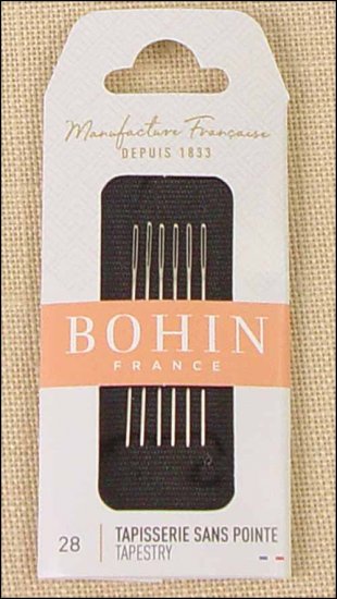 Sizes 28 Tapestry Needles by Bohin France - Premium Hand-Sewing Needles from Bohin France - Just $3.40! Shop now at Crossed Hearts Needlework & Design