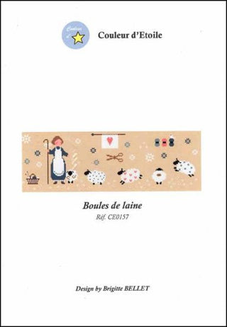 Boules de laine Cross Stitch Pattern by Couleur d'Etoile - Premium Pattern, Cross Stitch from Couleur d'Etoile - Just $12.20! Shop now at Crossed Hearts Needlework & Design