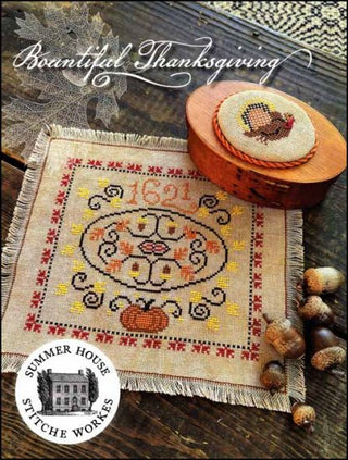 Bountiful Thanksgiving Cross Stitch Pattern by Summer House Stitche Workes *NEW* - Premium Pattern, Cross Stitch from Summer House Stitche Workes - Just $10! Shop now at Crossed Hearts Needlework & Design