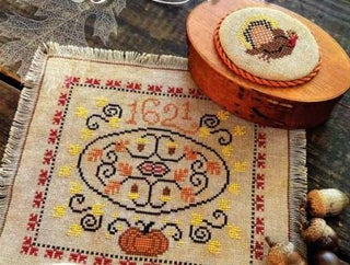 Bountiful Thanksgiving Cross Stitch Pattern by Summer House Stitche Workes *NEW* - Premium Pattern, Cross Stitch from Summer House Stitche Workes - Just $10! Shop now at Crossed Hearts Needlework & Design