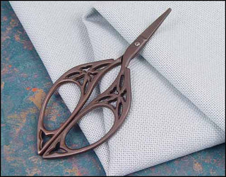 Bronze Butterfly Embroidery Scissors by Yarn Tree - Premium Embroidery Scissors from Yarn Tree - Just $10! Shop now at Crossed Hearts Needlework & Design