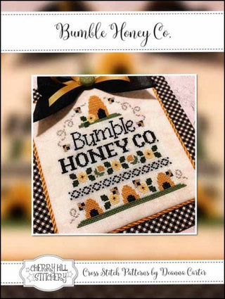 Bumble Honey Co. Cross Stitch Pattern by Cherry Hill Stitchery *NEW* - Premium Pattern, Cross Stitch from Cherry Hill Designs - Just $12! Shop now at Crossed Hearts Needlework & Design