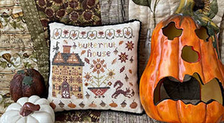 Houses on Pumpkin Lane Chart 5: Butternut House Cross Stitch Pattern by Pansy Patch Quilts and Stitchery - Premium Pattern, Cross Stitch from Pansy Patch Quilts and Stitchery - Just $9! Shop now at Crossed Hearts Needlework & Design