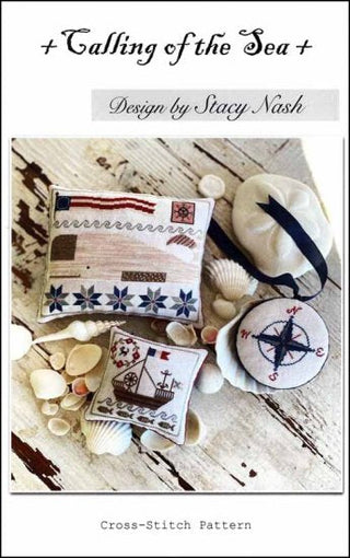 Calling of the Sea Cross Stitch Pattern by Stacy Nash Primitives - Premium Pattern, Cross Stitch from Stacy Nash Designs - Just $14! Shop now at Crossed Hearts Needlework & Design