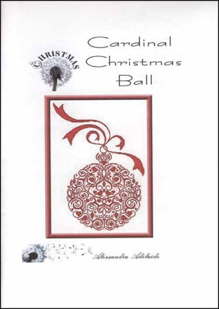 Cardinal Christmas Ball Cross Stitch Pattern by Alessandra Adelaide Needleworks - Premium Pattern, Cross Stitch from Alessandra Adelaide Needleworks (AAN) - Just $14.66! Shop now at Crossed Hearts Needlework & Design