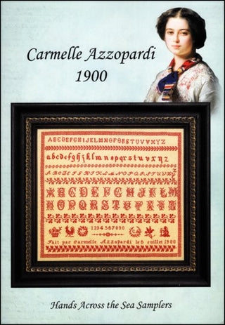 Carmelle Azzopardi 1900 Cross Stitch Pattern by Hands Across the Sea - Premium Pattern, Cross Stitch from Hands Across the Sea Samplers - Just $31! Shop now at Crossed Hearts Needlework & Design