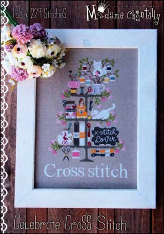 Celebrate Cross Stitch Cross Stitch Pattern by Madame Chantilly - Premium Pattern, Cross Stitch from Madame Chantilly - Just $15.88! Shop now at Crossed Hearts Needlework & Design