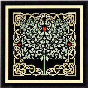 Celtic Tree Cross Stitch Pattern by Alessandra Adelaide Needleworks *NEW* - Premium Pattern, Cross Stitch from Alessandra Adelaide Needleworks (AAN) - Just $16.50! Shop now at Crossed Hearts Needlework & Design