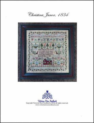 Christian Junor 1834 Cross Stitch Pattern by Victorian Rose Needlearts - Premium Pattern, Cross Stitch from Victorian Rose Needlearts - Just $24! Shop now at Crossed Hearts Needlework & Design