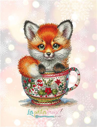 Christmas Animal Cup Fox Cross Stitch Pattern by Les Petites Croix de Lucie *NEW* - Premium Pattern, Cross Stitch from Les Petites Croix de Lucie - Just $17.60! Shop now at Crossed Hearts Needlework & Design