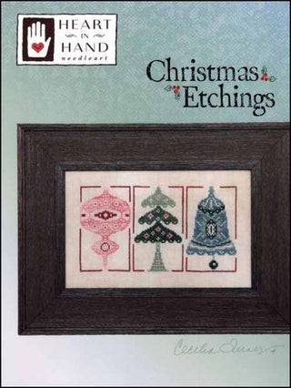 Christmas Etchings Cross Stitch Pattern by Heart In Hand Needleart *NEW* - Premium Pattern, Cross Stitch from Heart In Hand Needleart - Just $13! Shop now at Crossed Hearts Needlework & Design