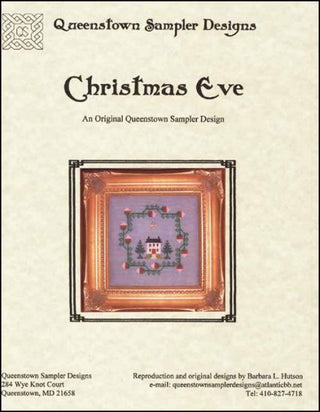 Christmas Eve Cross Stitch Pattern by Queenstown Sampler Designs - Premium Pattern, Cross Stitch from Queenstown Sampler Designs - Just $5! Shop now at Crossed Hearts Needlework & Design