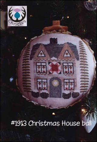 Christmas House Ball Cross Stitch Pattern by Thistles - Premium Pattern, Cross Stitch from Thistles - Just $7.20! Shop now at Crossed Hearts Needlework & Design