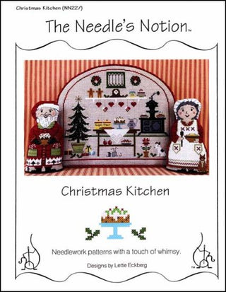 Christmas Kitchen Cross Stitch Pattern by The Needle's Notion - Premium Pattern, Cross Stitch from The Needle's Notion - Just $16! Shop now at Crossed Hearts Needlework & Design