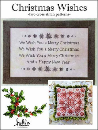 Christmas Wishes Cross Stitch Pattern by Hello From Liz Mathews *NEW* - Premium Pattern, Cross Stitch from Hello From Liz Mathews - Just $14! Shop now at Crossed Hearts Needlework & Design