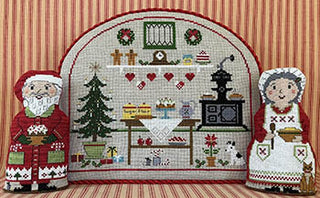 Christmas Kitchen Cross Stitch Pattern by The Needle's Notion - Premium Pattern, Cross Stitch from The Needle's Notion - Just $16! Shop now at Crossed Hearts Needlework & Design