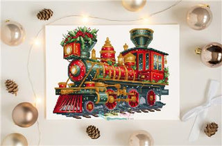 Christmas Train 1 Cross Stitch Pattern by Les Petites Croix de Lucie *NEW* - Premium Pattern, Cross Stitch from Les Petites Croix de Lucie - Just $17.60! Shop now at Crossed Hearts Needlework & Design