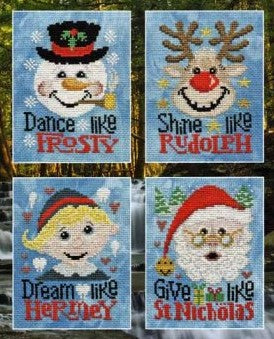 Christmas Virtues Cross Stitch Pattern by Silver Creek Samplers *NEW* - Premium Pattern, Cross Stitch from Silver Creek Samplers - Just $15! Shop now at Crossed Hearts Needlework & Design