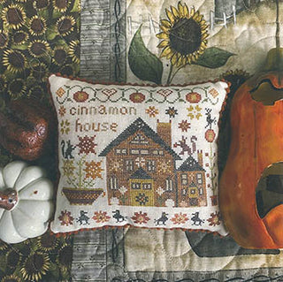 Houses on Pumpkin Lane Chart 7: Cinnamon House Cross Stitch Pattern by Pansy Patch Quilts and Stitchery - Premium Pattern, Cross Stitch from Pansy Patch Quilts and Stitchery - Just $9! Shop now at Crossed Hearts Needlework & Design