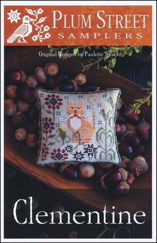 Clementine Cross Stitch Pattern by Plum Street Samplers - Premium Pattern, Cross Stitch from Plum Street Samplers - Just $10! Shop now at Crossed Hearts Needlework & Design