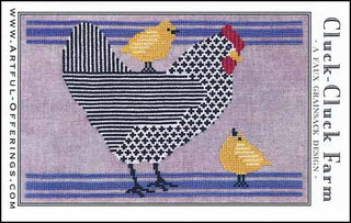 Cluck Cluck Farm Cross Stitch Pattern by Artful Offerings - Premium Pattern, Cross Stitch from Artful Offerings™ - Just $10! Shop now at Crossed Hearts Needlework & Design