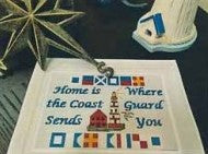 Coast Guard Home Cross Stitch Pattern by Salty Stitcher Designs - Premium Pattern, Cross Stitch from Salty Stitcher Designs - Just $12! Shop now at Crossed Hearts Needlework & Design