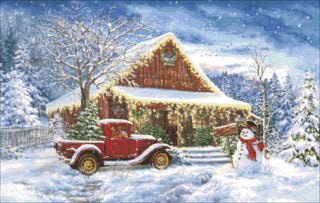 Country Store Christmas FULL COVERAGE Cross Stitch Pattern by Heaven and Earth Designs - Premium Pattern, Cross Stitch from Heaven and Earth Designs - Just $23! Shop now at Crossed Hearts Needlework & Design