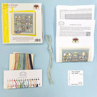 Country Dresser Needlecraft Kit by Bothy Threads *NEW* - Premium Needlecraft Kit from Bothy Threads - Just $54! Shop now at Crossed Hearts Needlework & Design