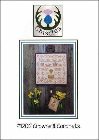 Crowns & Coronets Cross Stitch Pattern by Thistles - Premium Pattern, Cross Stitch from Thistles - Just $10.50! Shop now at Crossed Hearts Needlework & Design