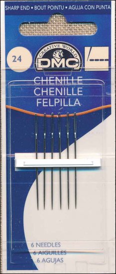 Size 20 Chenille Needles by DMC® - Premium Hand-Sewing Needles from DMC® - Just $1.26! Shop now at Crossed Hearts Needlework & Design