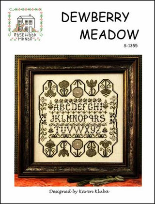 Dewberry Meadow Cross Stitch Pattern by Rosewood Manor - Premium Pattern, Cross Stitch from Rosewood Manor - Just $13! Shop now at Crossed Hearts Needlework & Design