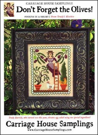 Don't Forget the Olives! Cross Stitch Pattern by From the Heart *NEW* - Premium Pattern, Cross Stitch from From the Heart NeedleArt - Just $10! Shop now at Crossed Hearts Needlework & Design