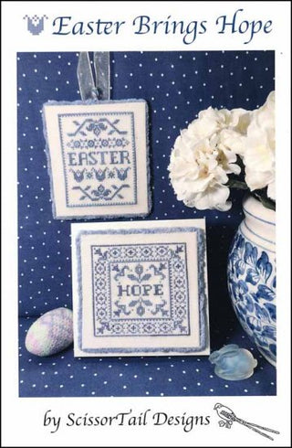 Easter Brings Hope Cross Stitch Pattern by Scissortail Designs - Premium Pattern, Cross Stitch from ScissorTail Designs - Just $10.50! Shop now at Crossed Hearts Needlework & Design