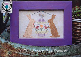 Easter Egg Painters Cross Stitch Pattern by Thistles - Premium Pattern, Cross Stitch from Thistles - Just $12! Shop now at Crossed Hearts Needlework & Design