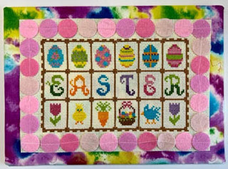 Easter Bingo Cross Stitch Pattern by Pickle Barrel Designs - Premium Pattern, Cross Stitch from Pickle Barrel Designs - Just $10! Shop now at Crossed Hearts Needlework & Design