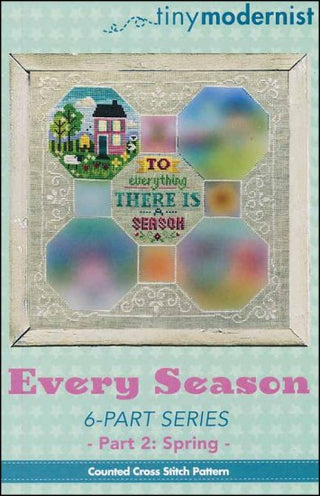 Every Season Part 2 Spring Cross Stitch Pattern by Tiny Modernist - Premium Pattern, Cross Stitch from Tiny Modernist - Just $3! Shop now at Crossed Hearts Needlework & Design