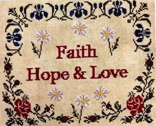 Faith Cross Stitch Pattern by Salty Stitcher Designs *NEW* - Premium Pattern, Cross Stitch from Salty Stitcher Designs - Just $12! Shop now at Crossed Hearts Needlework & Design