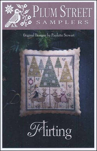 Flirting Cross Stitch Pattern by Plum Street Samplers - Premium Pattern, Cross Stitch from Plum Street Samplers - Just $10! Shop now at Crossed Hearts Needlework & Design