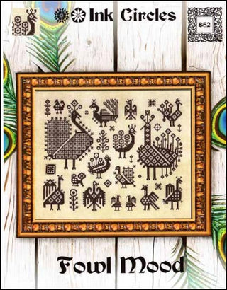 Fowl Mood Cross Stitch Pattern by Ink Circles - Premium Pattern, Cross Stitch from Ink Circles - Just $16! Shop now at Crossed Hearts Needlework & Design