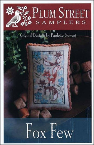 Fox Few Cross Stitch Pattern by Plum Street Samplers - Premium Pattern, Cross Stitch from Plum Street Samplers - Just $10! Shop now at Crossed Hearts Needlework & Design