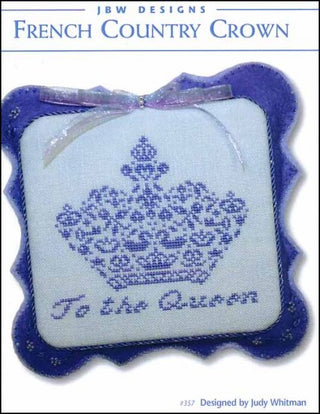 French Country Crown Cross Stitch Pattern by JBW Designs - Premium Pattern, Cross Stitch from JBW Designs - Just $9! Shop now at Crossed Hearts Needlework & Design