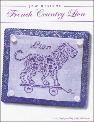 French Country Lion Cross Stitch Pattern by JBW Designs - Premium Pattern, Cross Stitch from JBW Designs - Just $10! Shop now at Crossed Hearts Needlework & Design