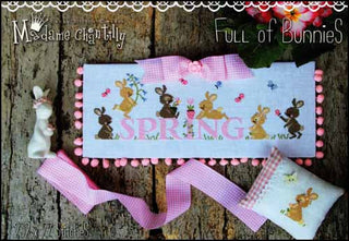 Full of Bunnies Cross Stitch Pattern by Madame Chantilly - Premium Pattern, Cross Stitch from Madame Chantilly - Just $14.66! Shop now at Crossed Hearts Needlework & Design