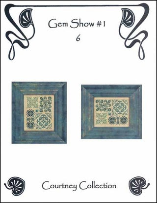 Gem Show 1 Counted Cross Stitch Pattern - Premium Pattern, Cross Stitch from Courtney Collection - Just $12! Shop now at Crossed Hearts Needlework & Design