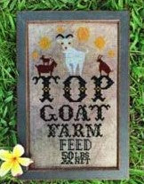 Goat Feed Sack Cross Stitch Pattern by From the Heart *NEW* - Premium Pattern, Cross Stitch from From the Heart NeedleArt - Just $14! Shop now at Crossed Hearts Needlework & Design