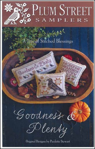 Goodness & Plenty Cross Stitch Pattern by Plum Street Samplers - Premium Pattern, Cross Stitch from Plum Street Samplers - Just $10! Shop now at Crossed Hearts Needlework & Design